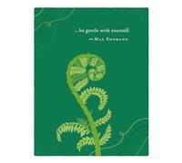 Positively Green Greeting Cards: Get Well - "Be gentle with yourself" - Max Ehrmann (Pack of 6)