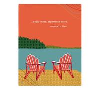 Positively Green Greeting Cards: Retirement - "Enjoy more, experience more" - Anaïs Nin (Pack of 6)