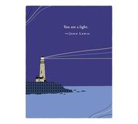 Positively Green Greeting Cards: Thank You - "You are a light" - John Lewis (Pack of 6)