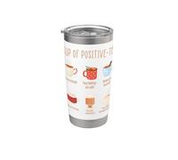 Positivity Cup Drink Citations inspirantes Gobelet isotherme en acier inoxydable double paroi