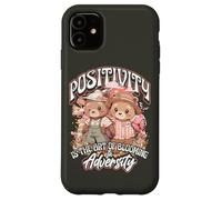 Positivity is The Art of Blooming in Adversity Teddy Bears Coque pour iPhone 11