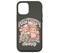 Positivity is The Art of Blooming in Adversity Teddy Bears Coque pour iPhone 12/12 Pro