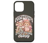 Positivity is The Art of Blooming in Adversity Teddy Bears Coque pour iPhone 12 Mini