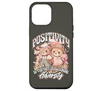 Positivity is The Art of Blooming in Adversity Teddy Bears Coque pour iPhone 12 Pro Max