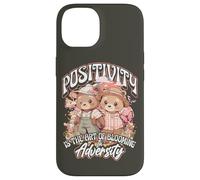Positivity is The Art of Blooming in Adversity Teddy Bears Coque pour iPhone 14