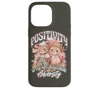 Positivity is The Art of Blooming in Adversity Teddy Bears Coque pour iPhone 14 Pro Max