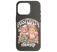 Positivity is The Art of Blooming in Adversity Teddy Bears Coque pour iPhone 16 Pro