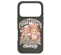 Positivity is The Art of Blooming in Adversity Teddy Bears Coque pour iPhone 17 Pro