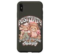 Positivity is The Art of Blooming in Adversity Teddy Bears Coque pour iPhone XS Max