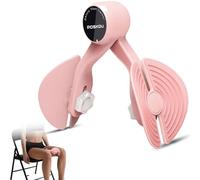 POSKOU Appareil Musculation Fessier pour Homme et Femme, Pilates Reformer, Appareils Jambes et Cuisses, Appareil de Musculation Gym à Domicile (Rose)