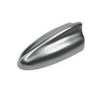 POSSBAY Antenne Aileron Requin AM/FM Base Adhesive Gris | Haute Performance Signal Renforce Super Fonctionnel Bande Adhesive 3M ABS Anti-UV Joint Etanche Sans Percage Universelle