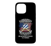 Possède Forever The Title 3rd Infantry Division Veteran Flag US Coque pour iPhone 13 Pro Max