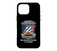 Possède Forever The Title 3rd Infantry Division Veteran Flag US Coque pour iPhone 16 Pro Max