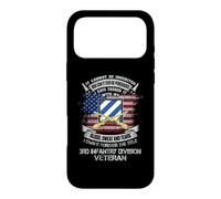Possède Forever The Title 3rd Infantry Division Veteran Flag US Coque pour iPhone 17 Pro Max