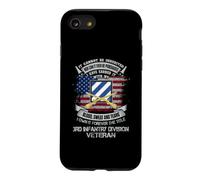 Possède Forever The Title 3rd Infantry Division Veteran Flag US Coque pour iPhone SE (2020) / 7/8