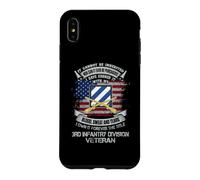 Possède Forever The Title 3rd Infantry Division Veteran Flag US Coque pour iPhone XS Max