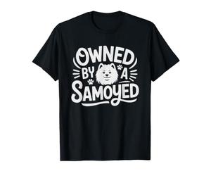 Possede par Un Samoyede Chien Blanc Duveteux Proprietaire De T-Shirt