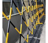 Possibilité d'élargir les barricades mobiles, Barrière de sécurité rétractable et extensible, multicolore, plusieurs tailles(Yellow Black,1.2x4m)