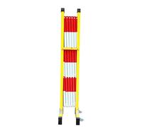 Possibilité d'élargir les barricades mobiles, Barrière de sécurité rétractable et extensible, multicolore, plusieurs tailles(Red White,1x3m)