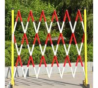 Possibilité d'élargir les barricades mobiles, Barrière de sécurité rétractable et extensible, rouge/noir, plusieurs tailles disponibles(Red,1.2x3m)