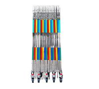Possibilité d'élargir les barricades mobiles, Barrière rétractable multicolore 0,8 m 1,1 m 1,5 m de hauteur Lot de 1(Multicolor,1.5x7m)