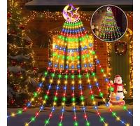 Possily 346 LED en RGB, guirlande lumineuse sapin de noel avec 8 modes - Parfaites pour les décorations de fête, Noël, célébrations et pour une utilisation en intérieur et en extérieur
