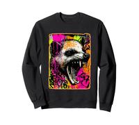 Possum coloré Graffiti Animal Urbain Art Rue Sweatshirt