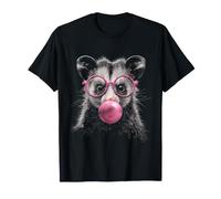 Possum Lunettes Opossum Rose T-Shirt