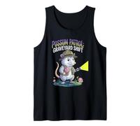Possum Patrol : Graveyard Shift Patrol Night Humour Funny Débardeur