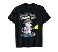 Possum Patrol : Graveyard Shift Patrol Night Humour Funny T-Shirt