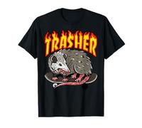 Possum Skateboard Trash Skater Meme Funny Opossum Skate Boys T-Shirt