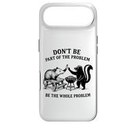Possum Skunk BBQ Don't Be The Whole Problem Chaotic Animal Coque pour iPhone Air