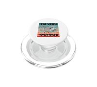 Possum stressé Créature débordée Animal Opossum anxieux PopSockets PopGrip pour MagSafe