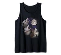 Possums Loups hurlant à la lune drôle mignon animal opossum Débardeur