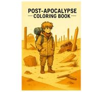 Post-Apocalypse Coloring Book: 50 Dramatic and Detailed Illustrations of a Dystopian World: Creative and Immersive Coloring for Teens and Adults