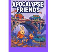 Post-Apocalyptic Coloring Book: Happy Pencils - Cute Survival Adventures for Kids and Teens: 50 Whimsical Illustrations of Animal Friends, Ruined Cities, and Cozy End-of-World Escapes