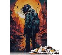 Post-Apocalyptic Wanderer Puzzle 1000 Pièces Cadeau Unique Jeu Éducatif Défi Jouet À De Qualité Supérieure Peinture Art pour Adultes Et Enfants À Partir De 14 Ans 1000pcs (40x28cm)