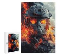 Post-Apocalyptic Warrior Gear Puzzle 1000 Pièces Educa Jouet en Bois Cadeau Unique Décoration Intérieure Jeu Éducatif Challenge Toy Adultes Et Enfants À Partir De 14 Ans 1000 PCS