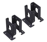 Post Base Bracket Steel Adjustable Heavy Duty 4 Piece | Base de support de pont pour sol en béton, pergola de porche, colonnes, rails de patio, boîtes aux lettres, pose de table