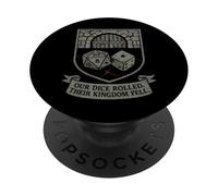 Post Castle RPG Gamer Medieval Ruin Adventurer Guild, Cadeau PopSockets PopGrip Adhésif