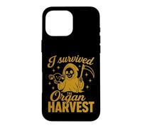 Post Hysterectomy Grim Reaper I Survived The Organ Harvest Coque pour iPhone 16 Pro Max
