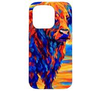 Post-impressionnisme Vache Highland Coque pour iPhone 15 Pro