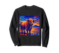 Post-impressionnisme Vache Highland Sweatshirt