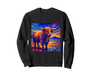 Post-impressionnisme Vache Highland Sweatshirt