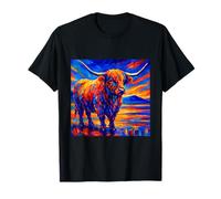 Post-impressionnisme Vache Highland T-Shirt
