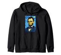 Post-impressionniste Abraham Lincoln Sweat à Capuche