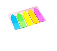 Post it 1 à 15 pièces de notes adhésives mignonnes for le bureau et l'école, bloc-notes arc-en-ciel, carnet croquis, agenda(1 pcs Color B)