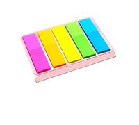 Post it 1 à 15 pièces de notes adhésives mignonnes for le bureau et l'école, bloc-notes arc-en-ciel, carnet croquis, agenda(1 pcs Color A)
