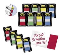 POST-IT 12 x Index 680 PROMO: 8 paquets de 50 marques-pages + 4 Offerts
