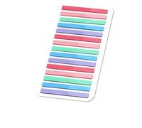 Post it 3000 feuilles d'autocollants de couleur, onglets transparents fluorescents, marque-pages adhésifs, fournitures scolaires et bureau(Color-4)